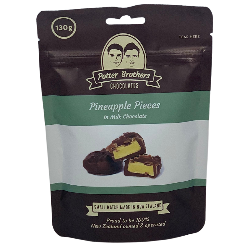 Pineapple Pieces in Milk chocolate