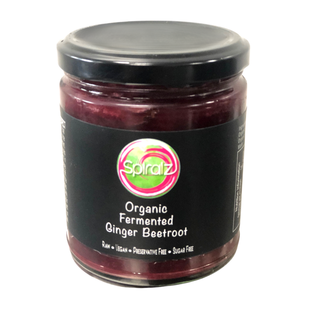 Raw Organic Fermented Beetroot and Ginger 220grm