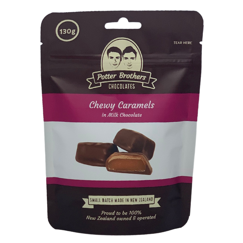 Chewy Caramel Coated In Premium Milk Chocolate 130gram