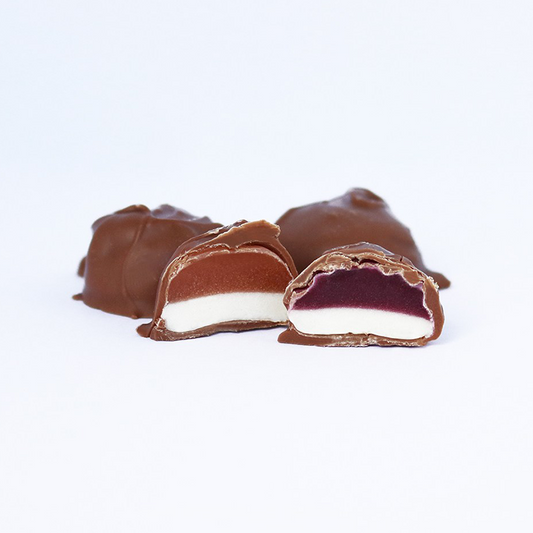 Jellies and Cream in Milk Chocolate