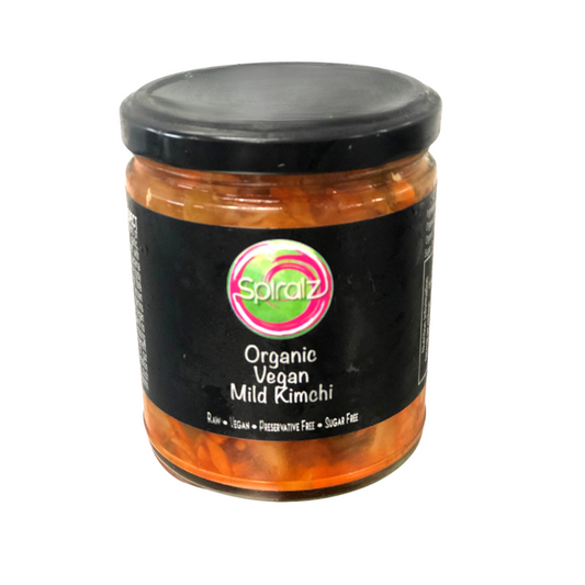 Raw Organic Fermented Mild Vegan  Kimchi 220grm Jar