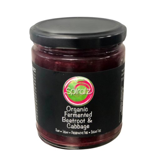 Raw Organic Fermented Beetroot and Cabbage 220grm Jar