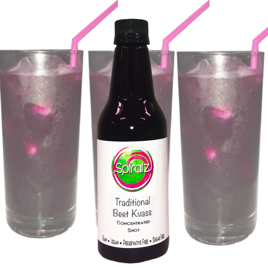 Raw Organic Traditional Beet Kvass Shot 300ml